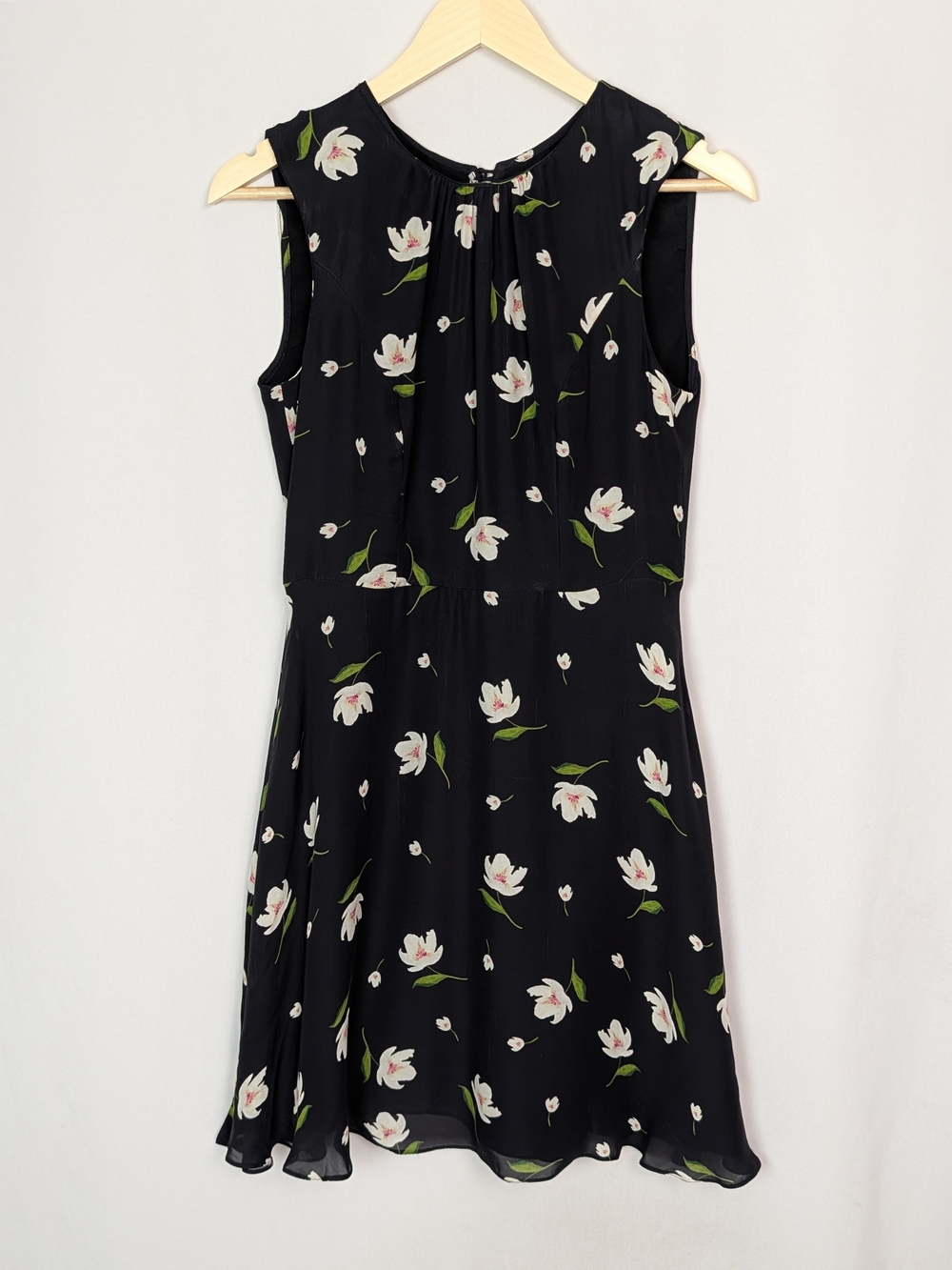 MILLY 100% Silk Floral Dress 6
